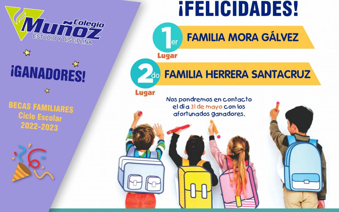 GANADORES BECA FAMILIAR CICLO 2022-2023
